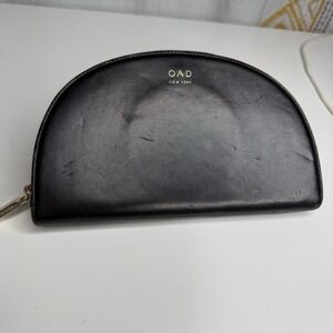 OAD black Clutch Zipper Fold Out Mirror